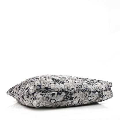 Chanel Nylon Cat Emoticon Tote Navy Silver 5 of 11
