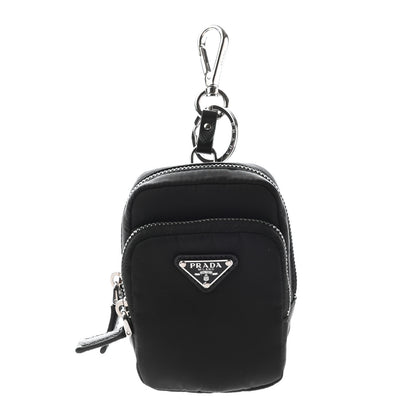 Prada Tessuto Nylon Key Pouch Black 1 of 7