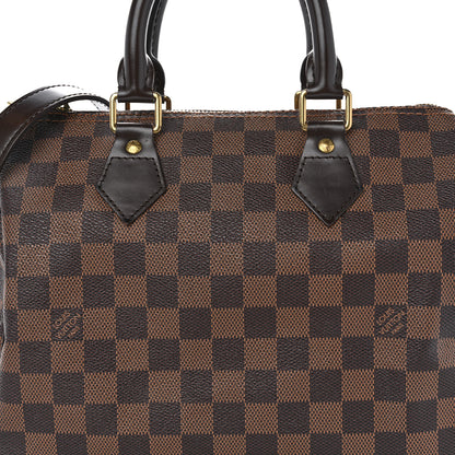 Louis Vuitton Damier Ebene Speedy Bandouliere 25 8 of 11