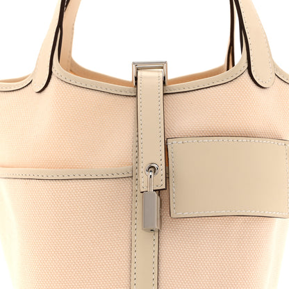 Hermes Toile Goeland Swift Cargo Picotin Lock 18 Nata 8 of 10