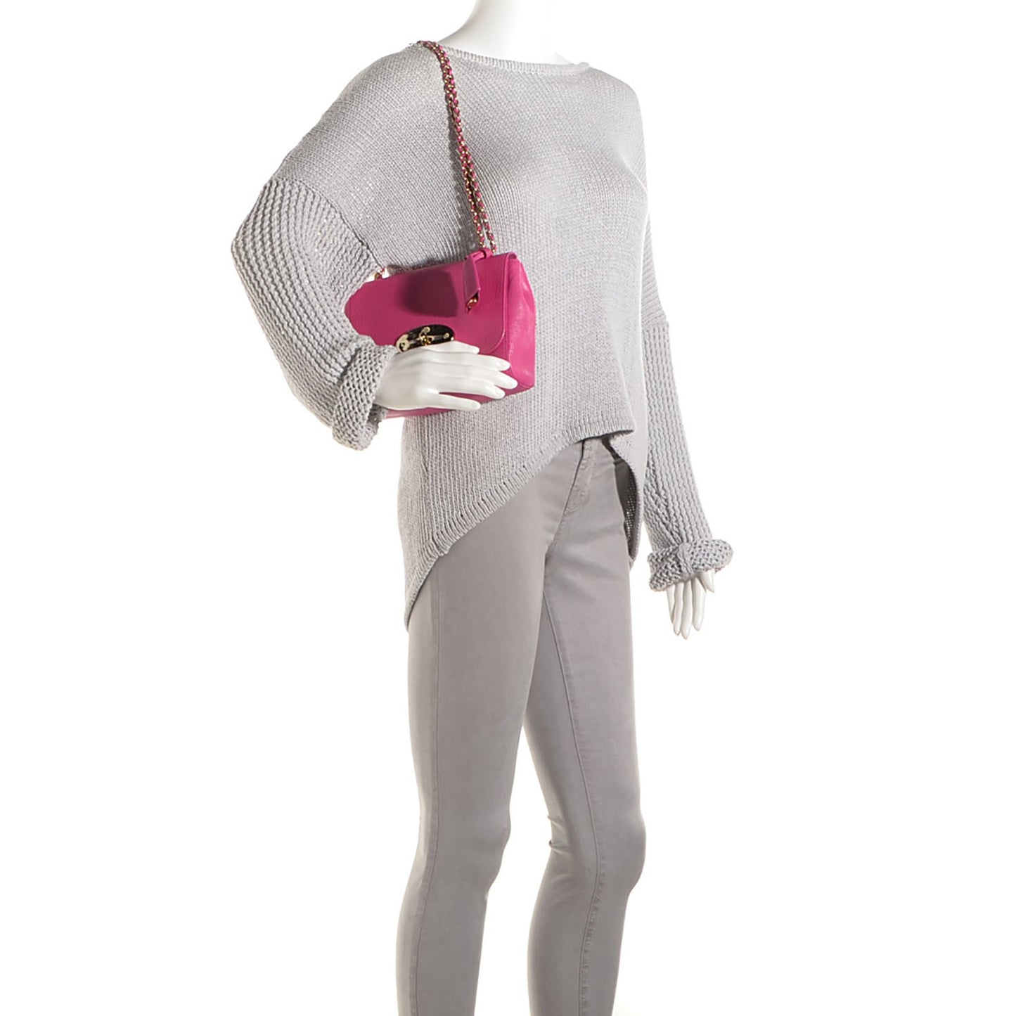 Glossy Goatskin Lily Pink