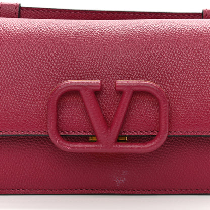 Valentino Garavani Grained Calfskin VSling Belt Bag Raspberry 7 of 12