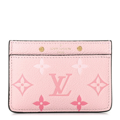 Louis Vuitton Empreinte Monogram Giant By The Pool Card Holder Bouton De Rose 1 of 7