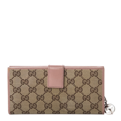 Gucci Monogram Twins Continental Wallet Dark Cipria 1 of 8