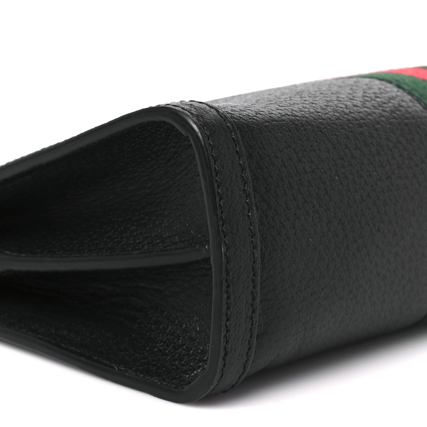Gucci Calfskin GG Web Small Ophidia Chain Shoulder Bag Black 10 of 11