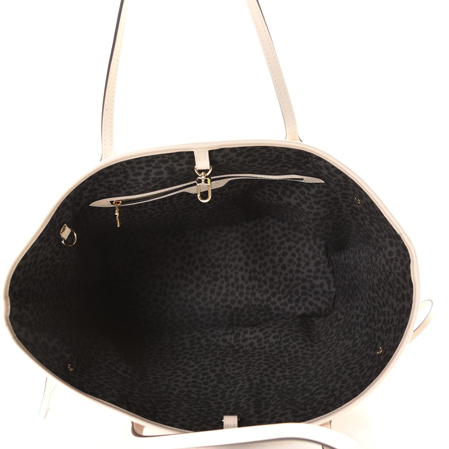 Louis Vuitton Monogram Giant Wild At Heart Neverfull MM Creme 4 of 5