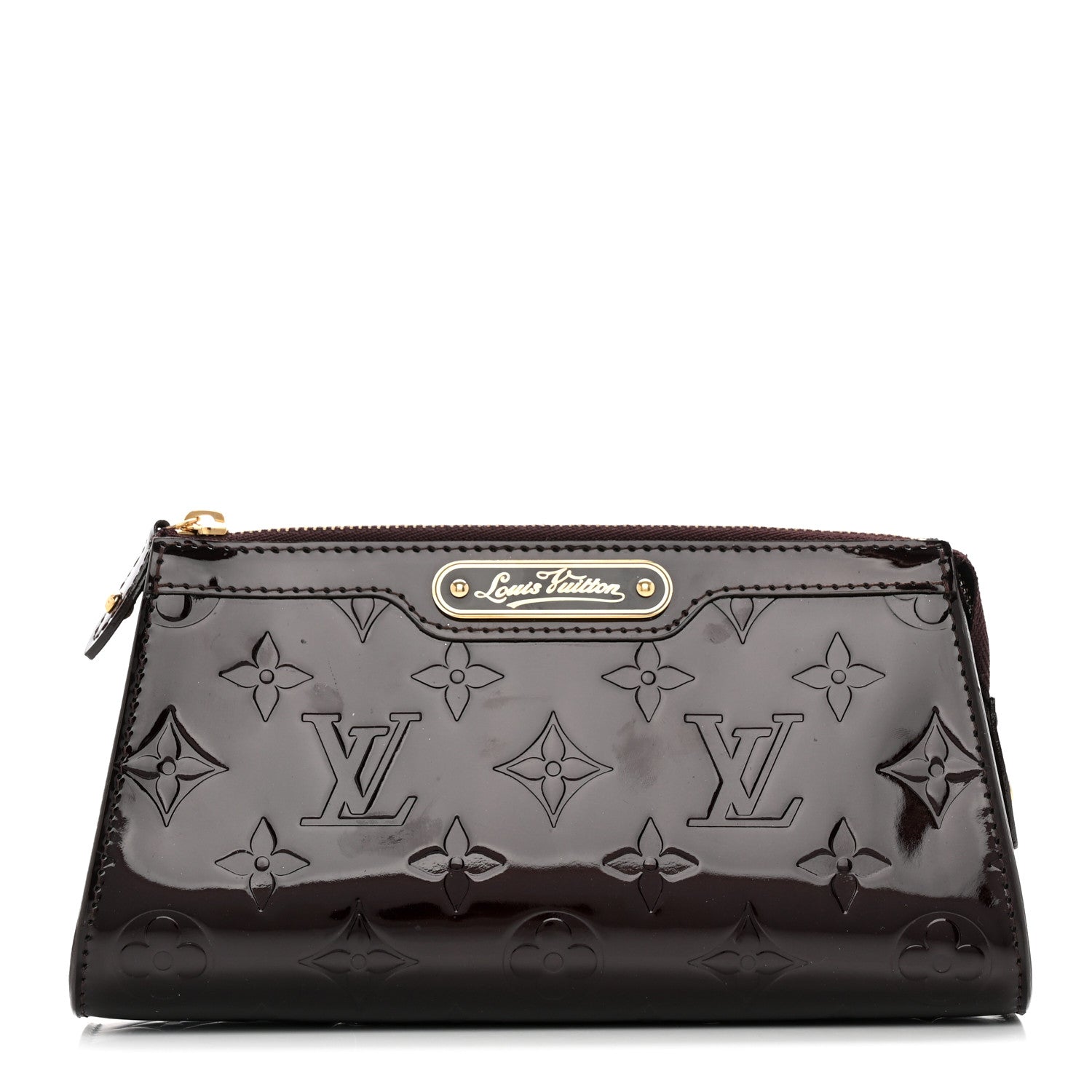 Louis Vuitton Vernis Trousse Cosmetic Pouch Amarante 1 of 10