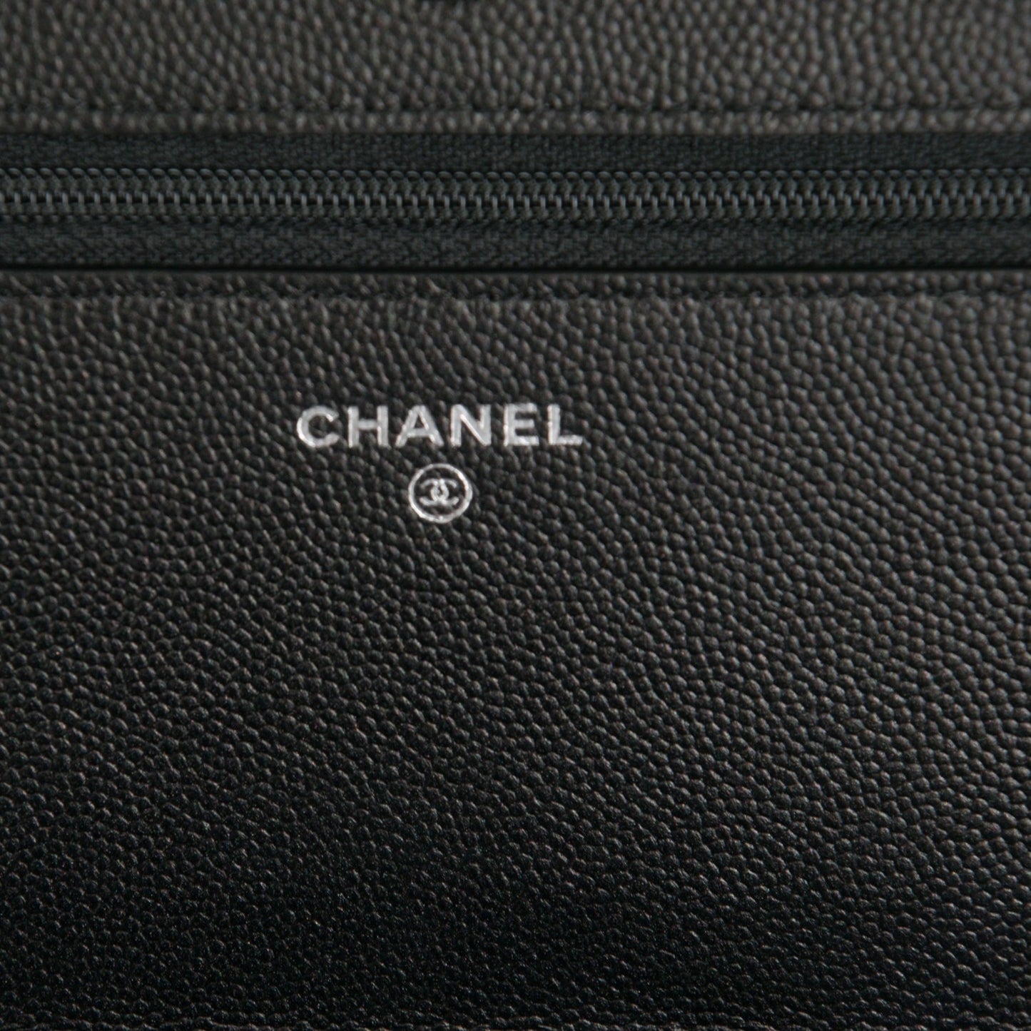 Calfskin Quilted Boy Wallet On Chain WOC So Black