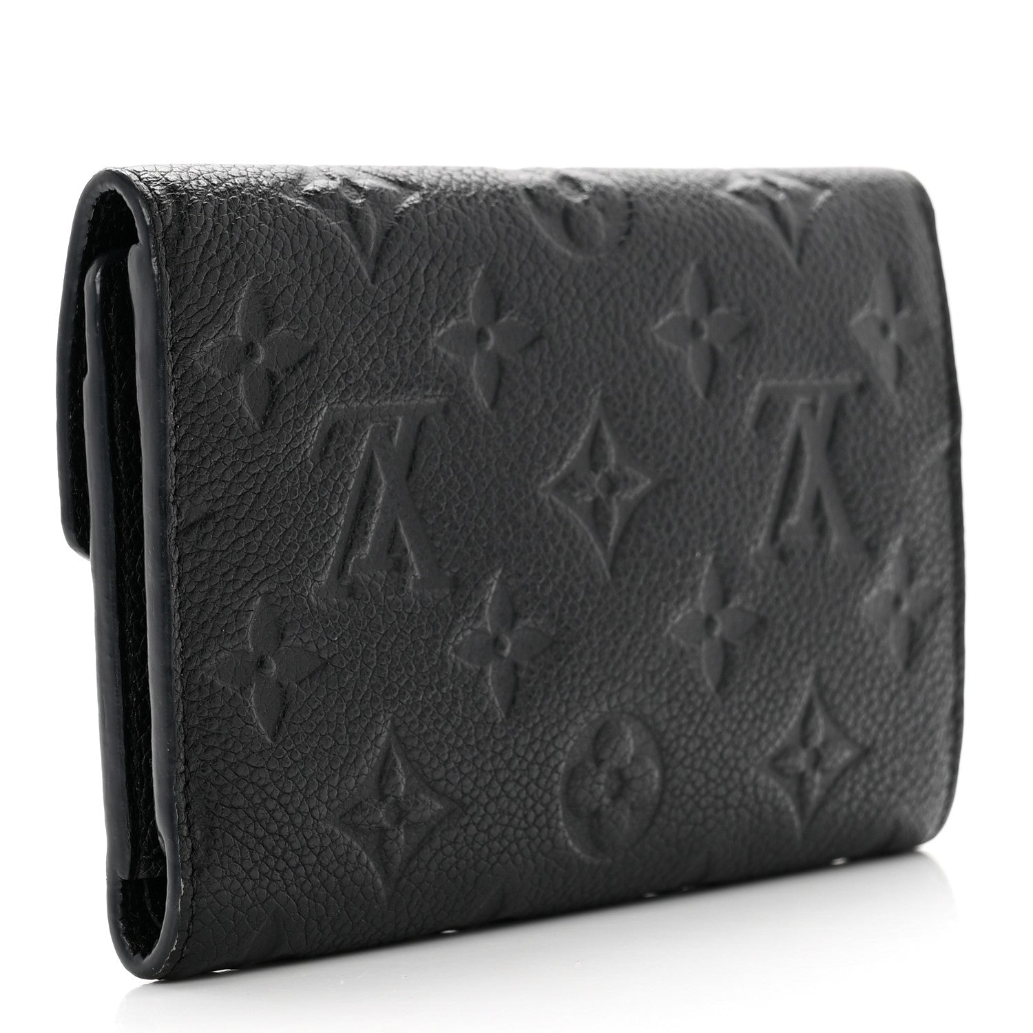Louis Vuitton Empreinte Compact Curieuse Wallet Black 3 of 7