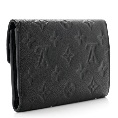 Louis Vuitton Empreinte Compact Curieuse Wallet Black 3 of 7