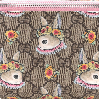 Gucci GG Supreme Monogram Childrens Bunny Print Belt Bag Multicolor 8 of 11