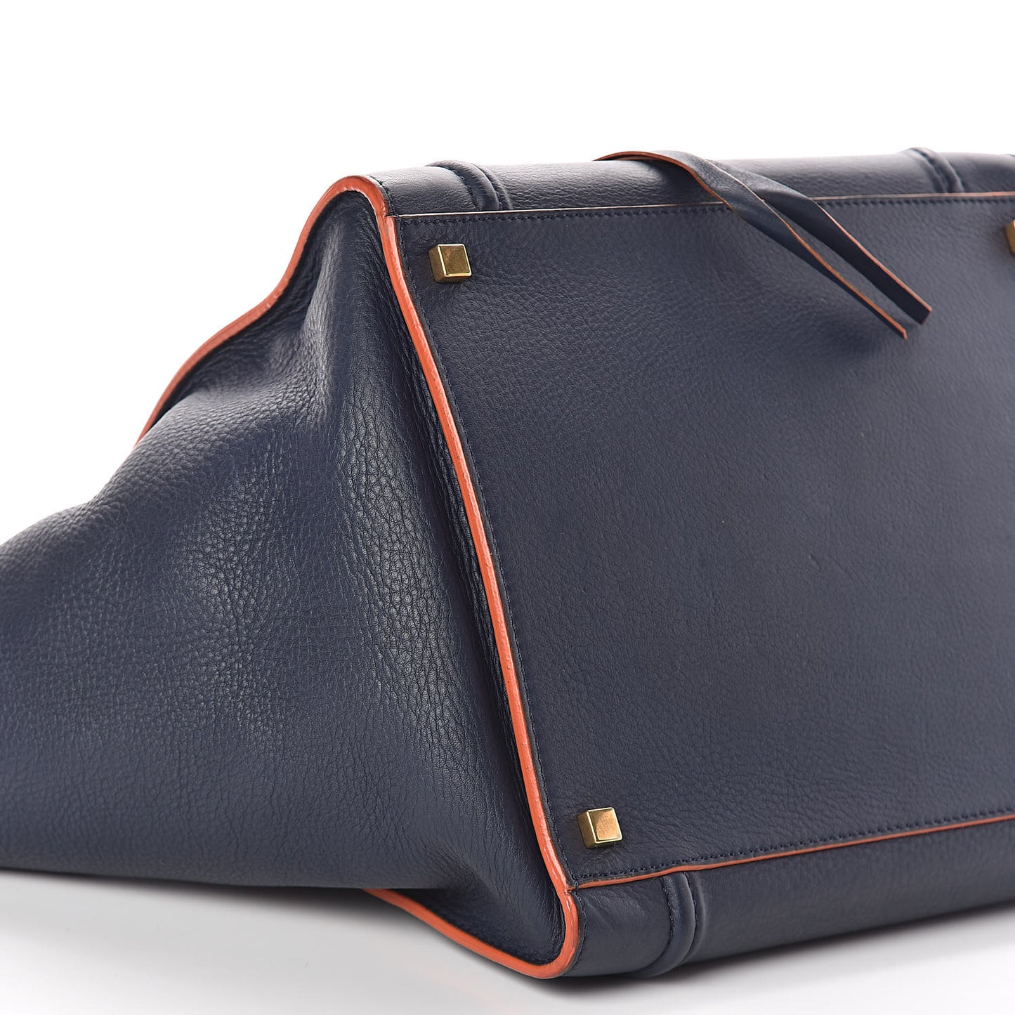 Baby Grained Calfskin Medium Phantom Luggage Midnight