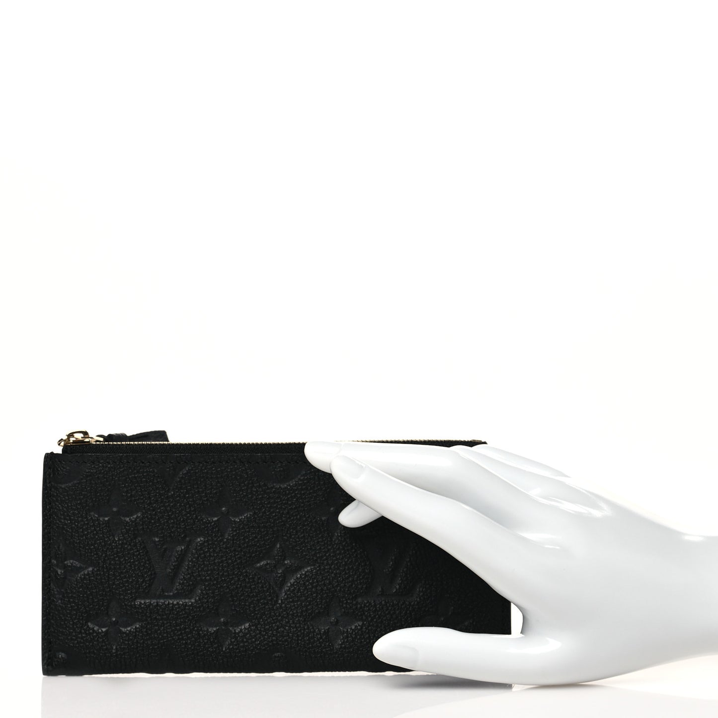 Empreinte Felicie Chain Wallet Zippered Insert Black