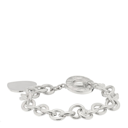 Tiffany Sterling Silver Heart Tag Toggle Bracelet 2 of 3