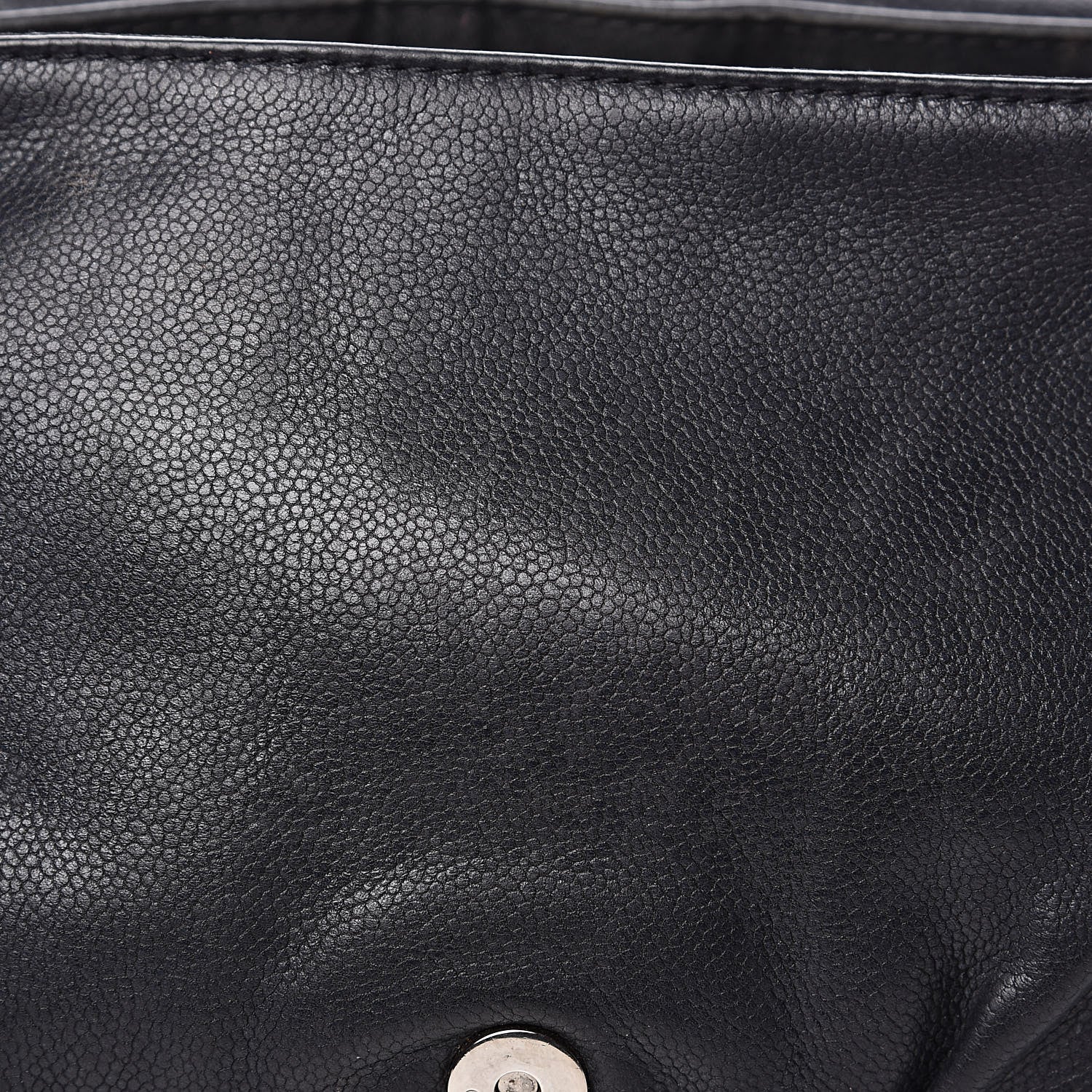Chanel Caviar Half Moon Large Flap Black 12 of 15