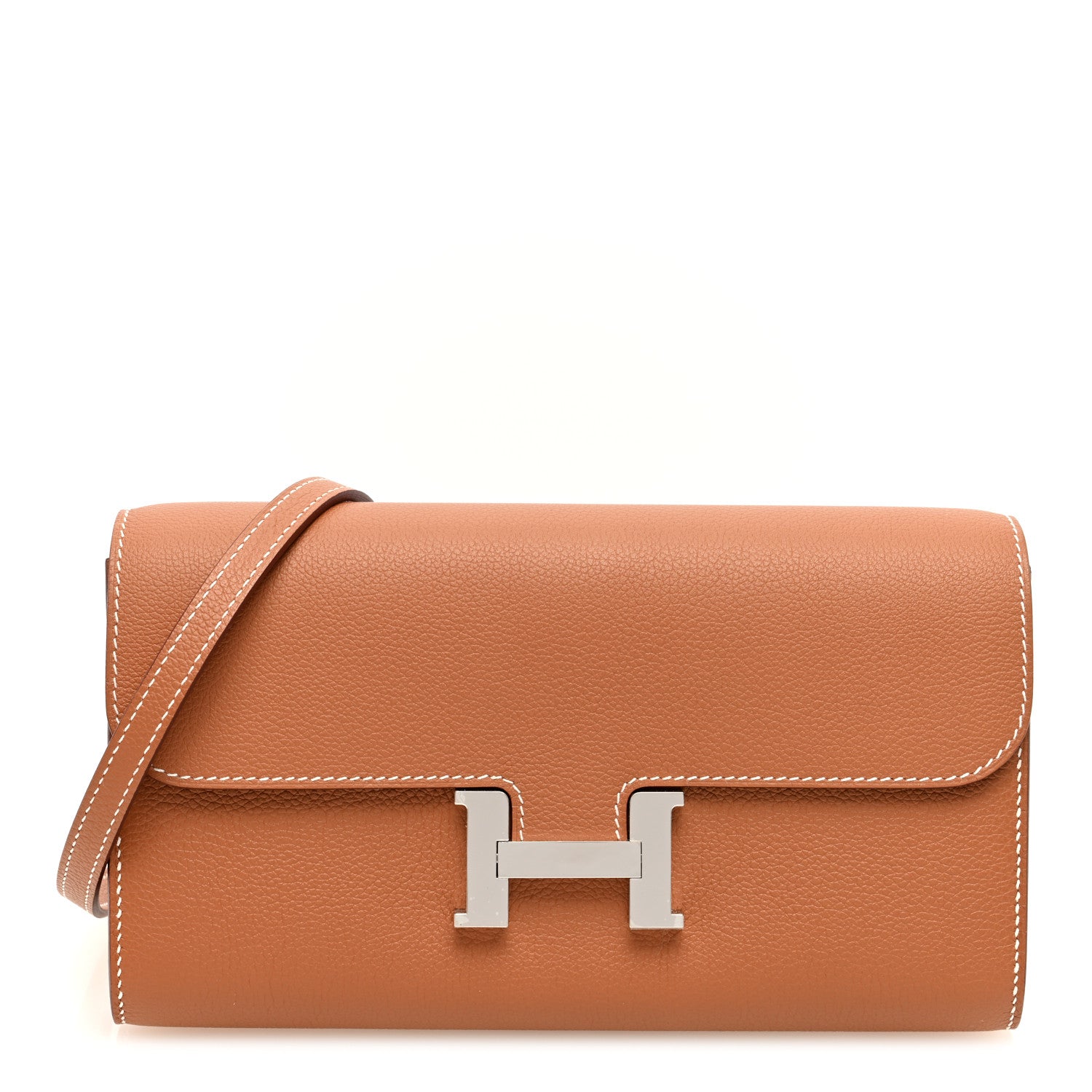 Hermes Evercolor Constance Wallet To Go Gold 1 of 11