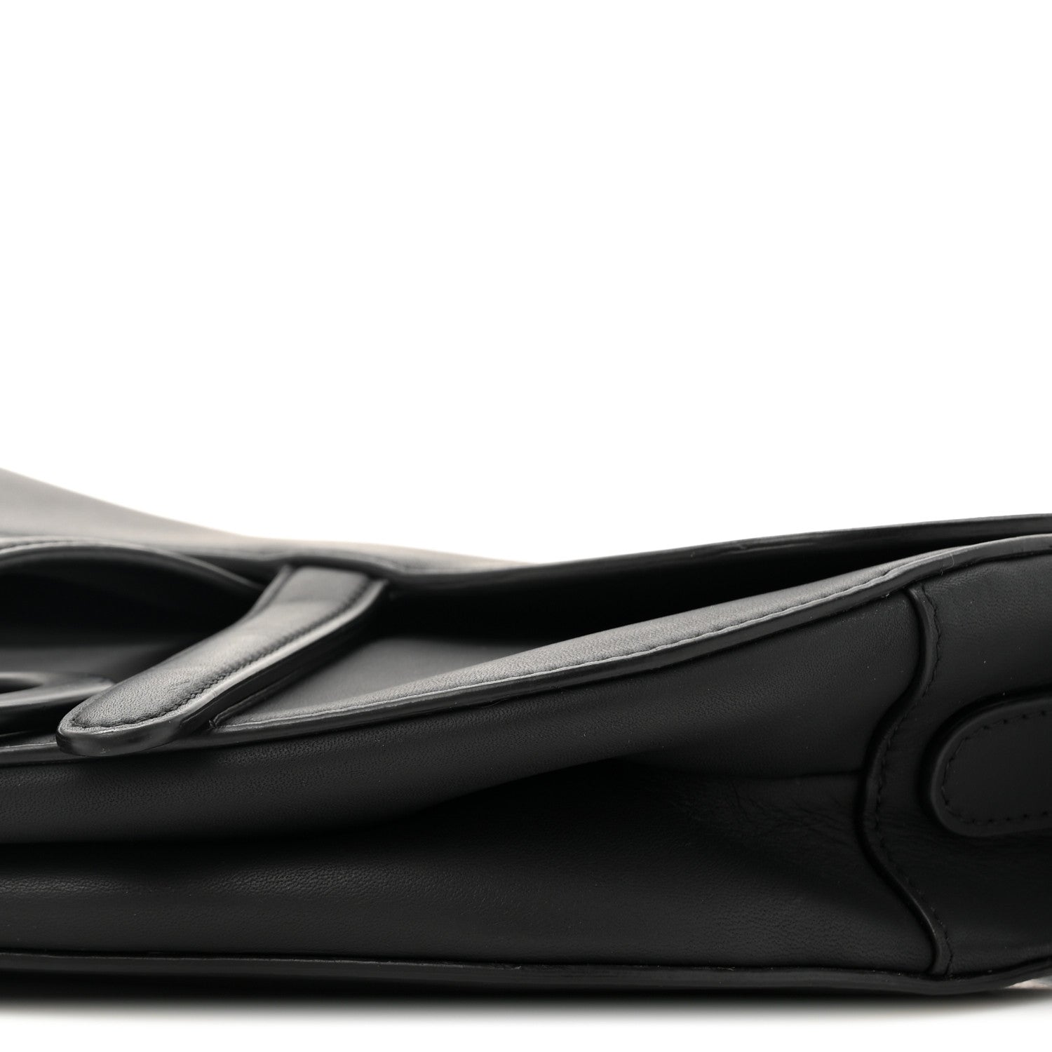 Christian Dior Ultra Matte Calfskin Saddle Bag Black 9 of 13