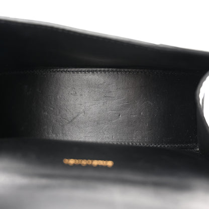 Balenciaga Shiny Box Calfskin Hourglass Top Handle Bag XS Black 5 of 9