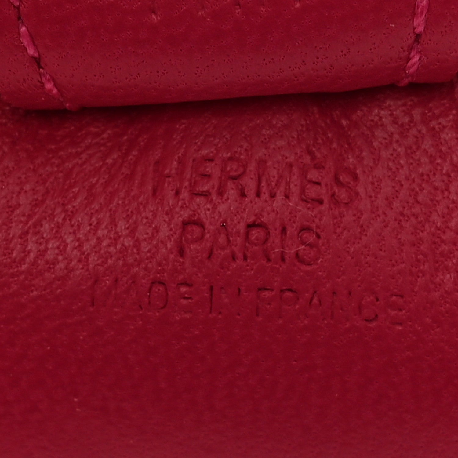 Hermes Milo Lambskin Grigri Rodeo Horse Bag Charm PM Rose Mexico 4 of 7