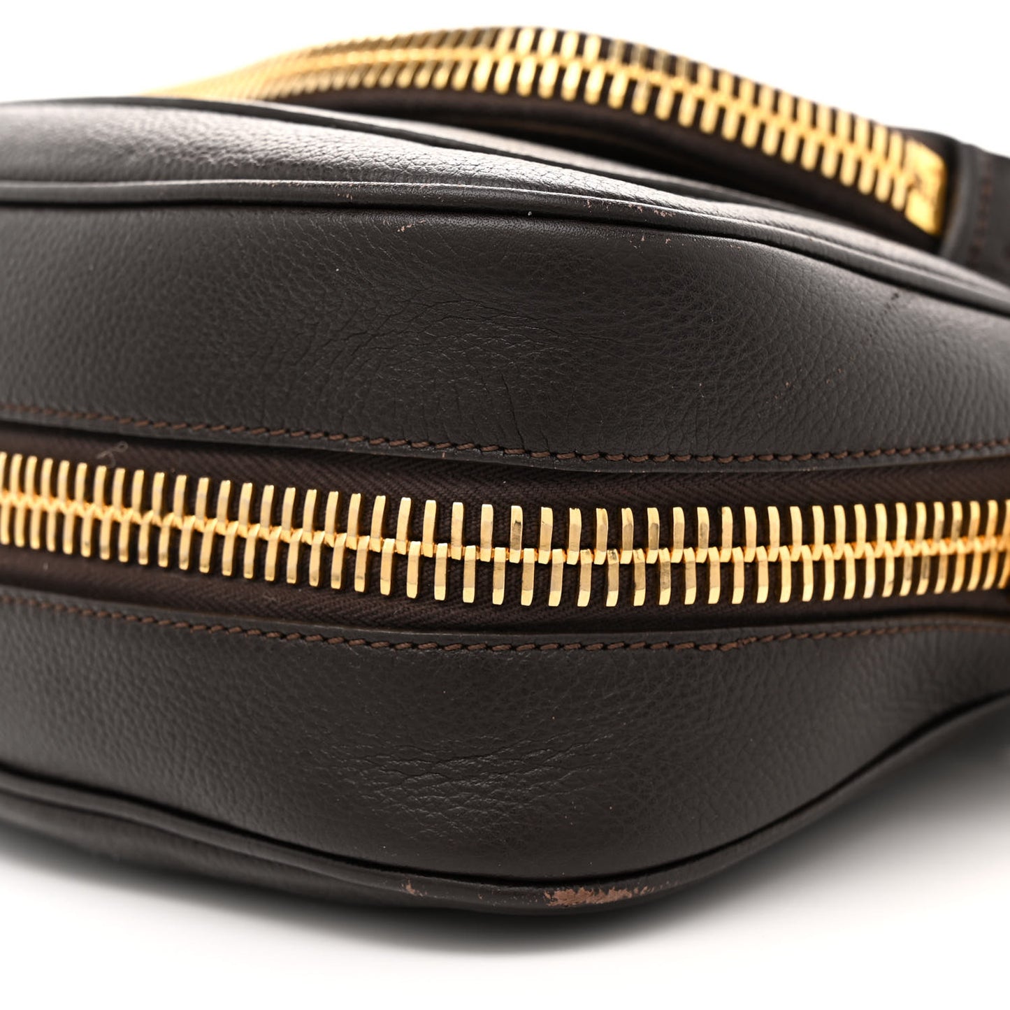 Pebbled Calfskin Medium Jennifer Dark Brown