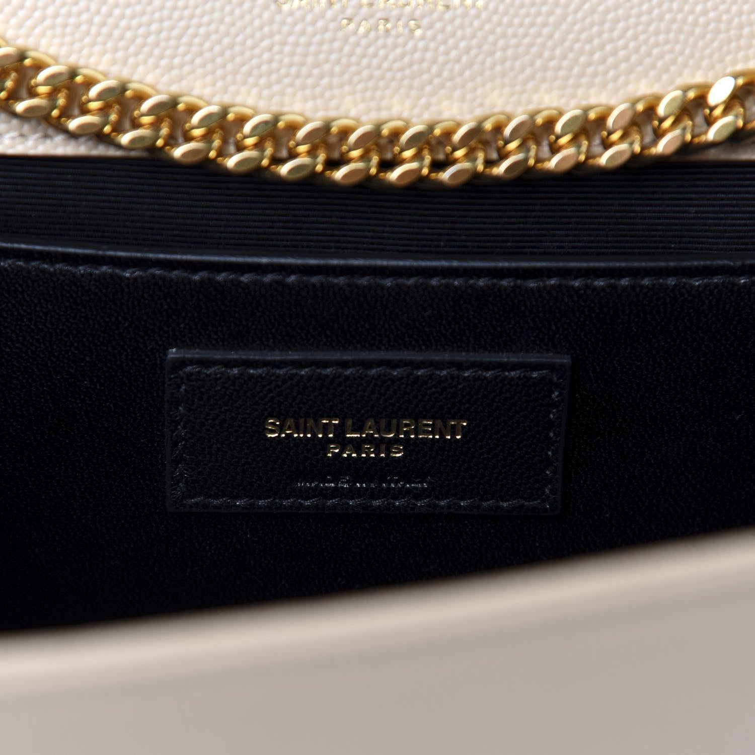 Saint Laurent Grain De Poudre Medium Monogram Kate Satchel Nude Powder 8 of 11