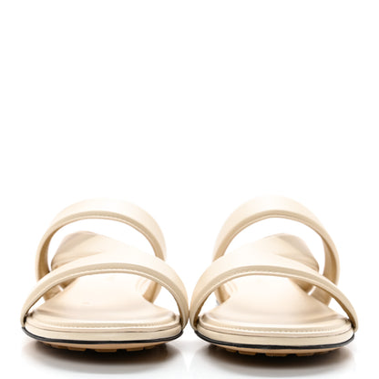 Bottega Veneta Calfskin The Band Flat Sandals 39 Cream 2 of 9