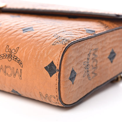 MCM Visetos Medium Patricia Wallet On Chain Cognac 9 of 9