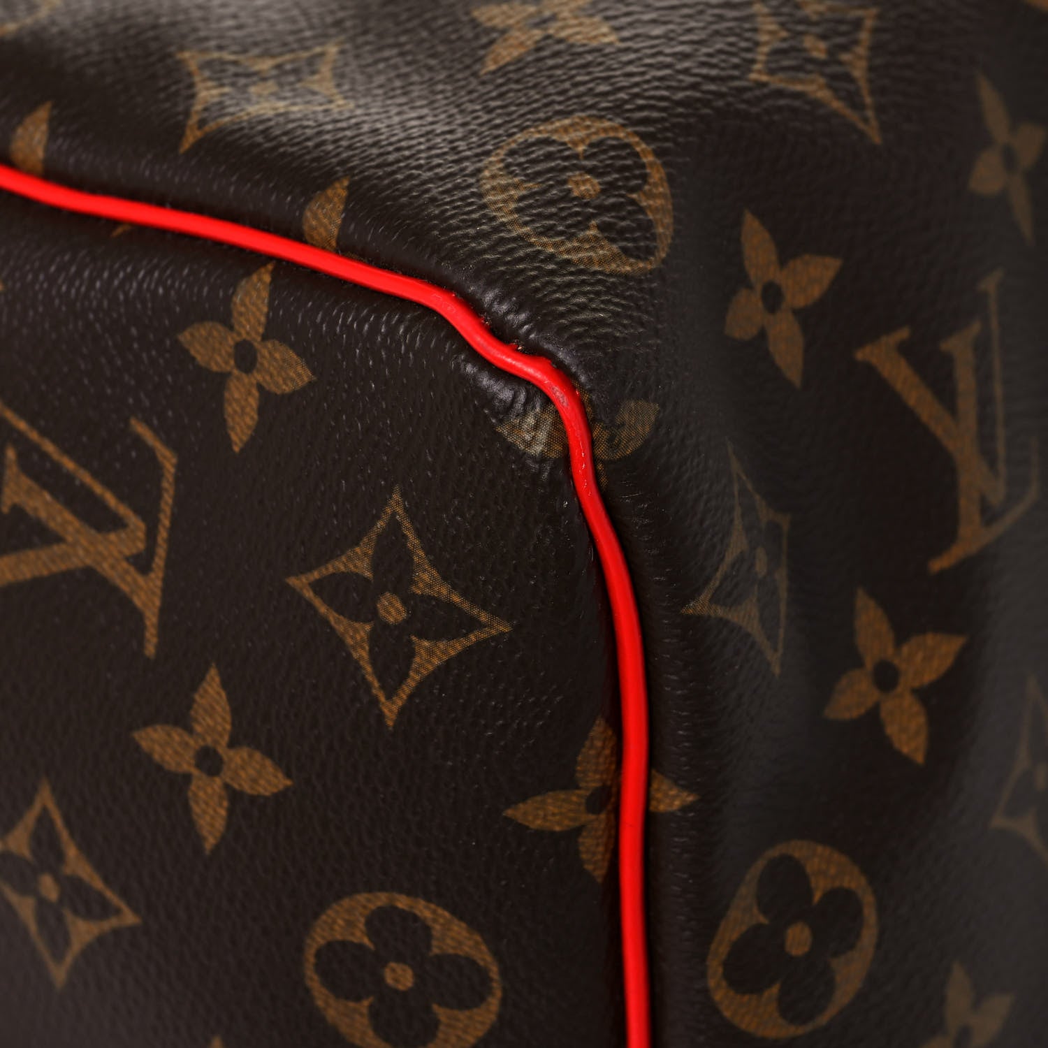 Louis Vuitton Calfskin Monogram Keepall Bandouliere 50 Coquelicot 9 of 14