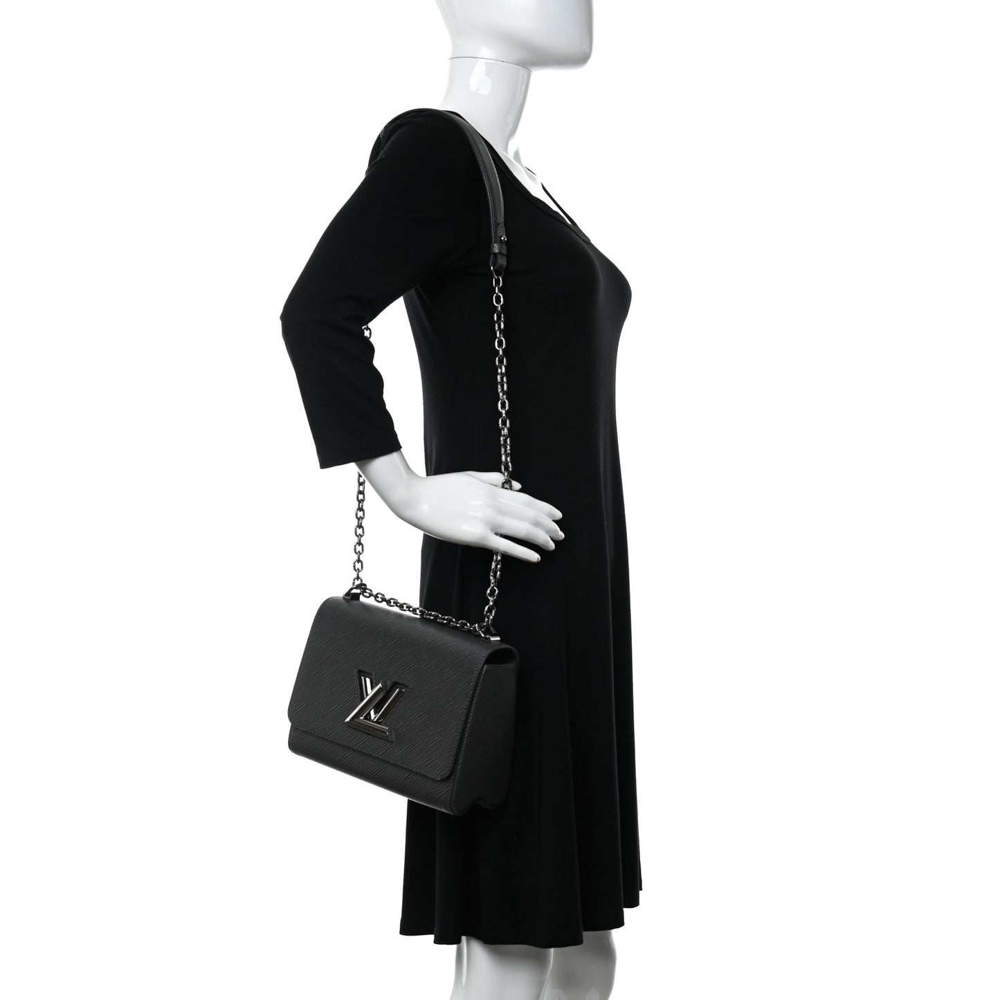 Epi Twist Shoulder Bag MM Etain