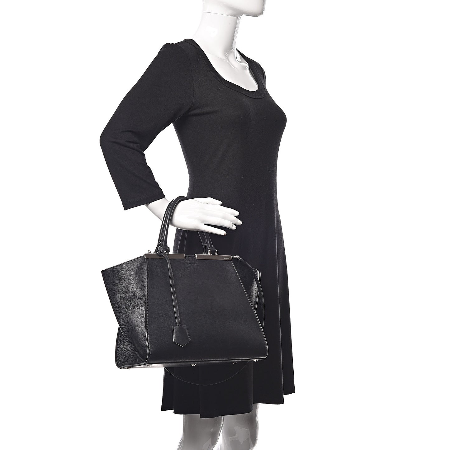 Vitello Dolce Petite 3jours Tote Black