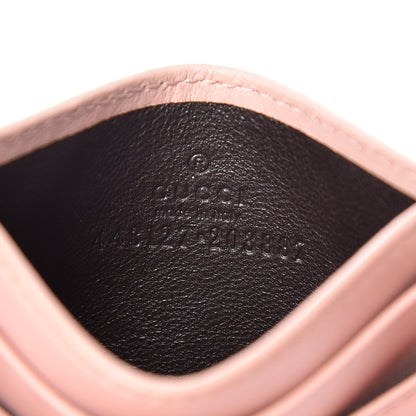 Gucci Calfskin Matelasse GG Marmont Card Holder Perfect Pink 6 of 11