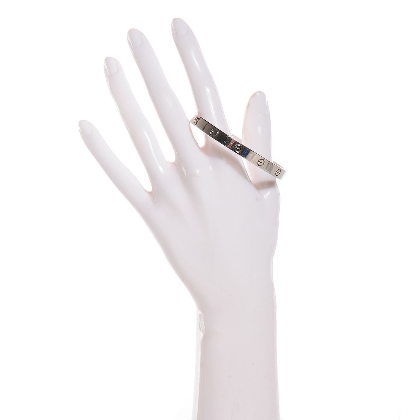 18K White Gold LOVE Bracelet 19