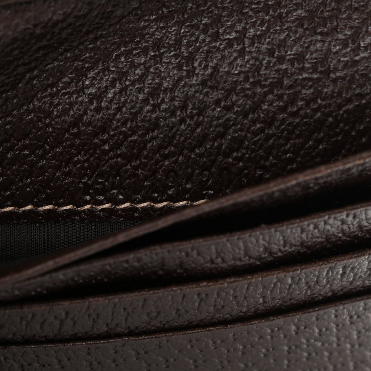 Gucci Monogram Charmy Square Wallet Dark Brown 8 of 9