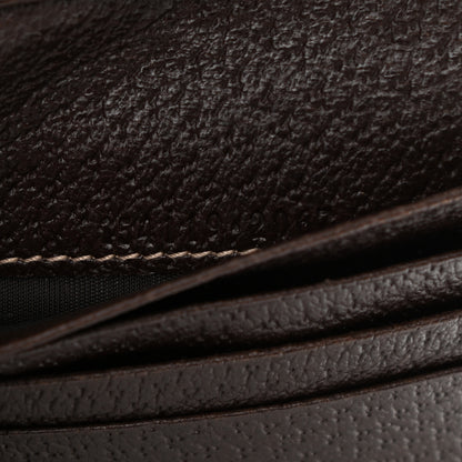Gucci Monogram Charmy Square Wallet Dark Brown 8 of 9