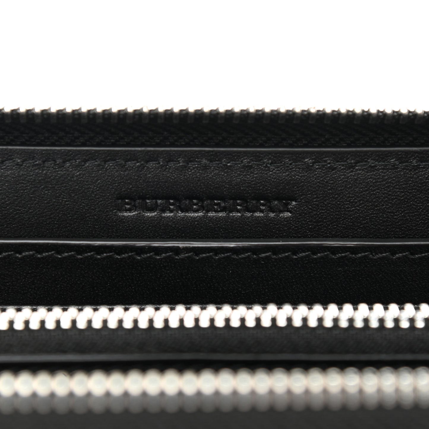 London Check Large Zip Around Wallet Charcoal
