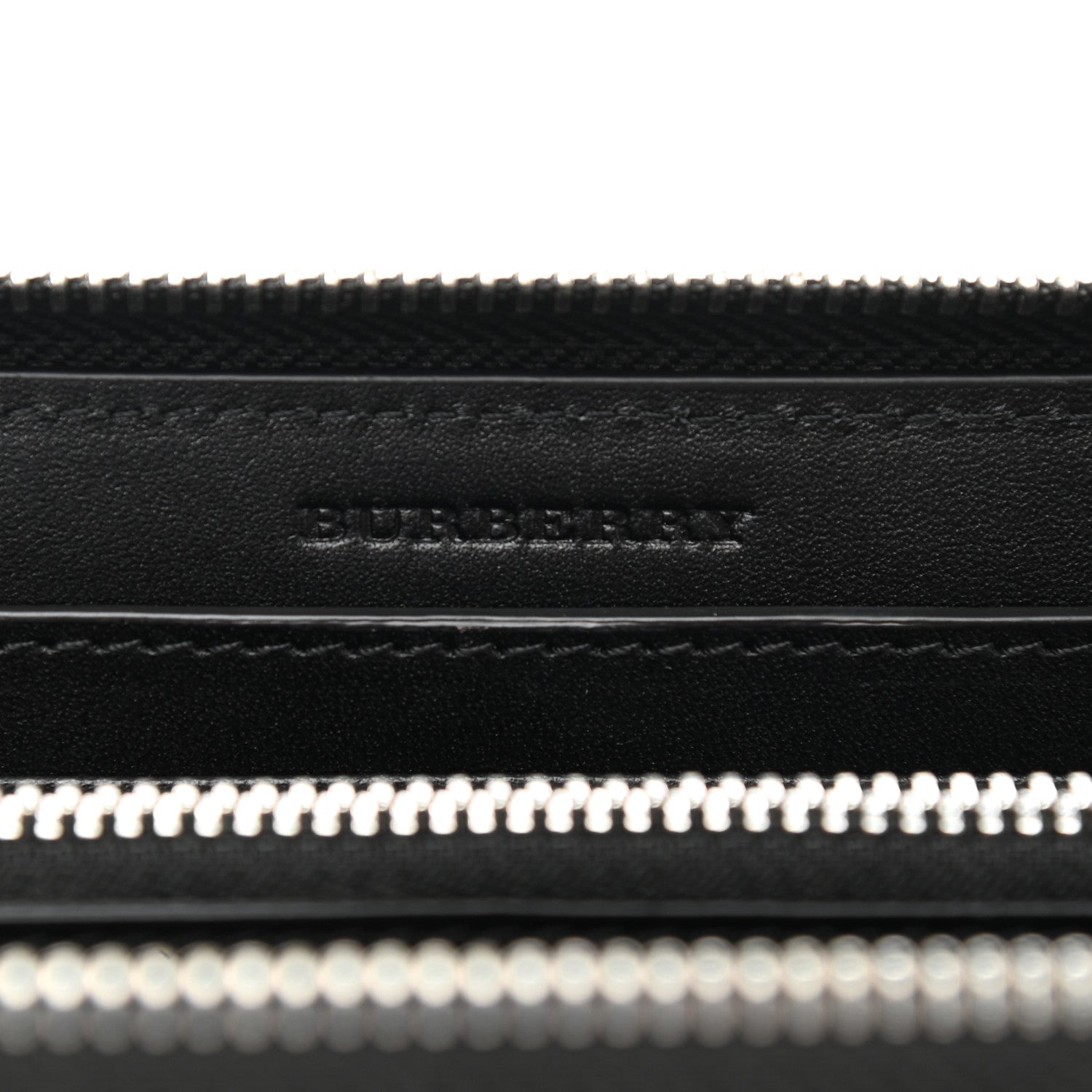 Burberry London Check Large Zip Around Wallet Charcoal 6 of 10