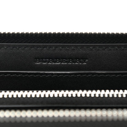 Burberry London Check Large Zip Around Wallet Charcoal 6 of 10