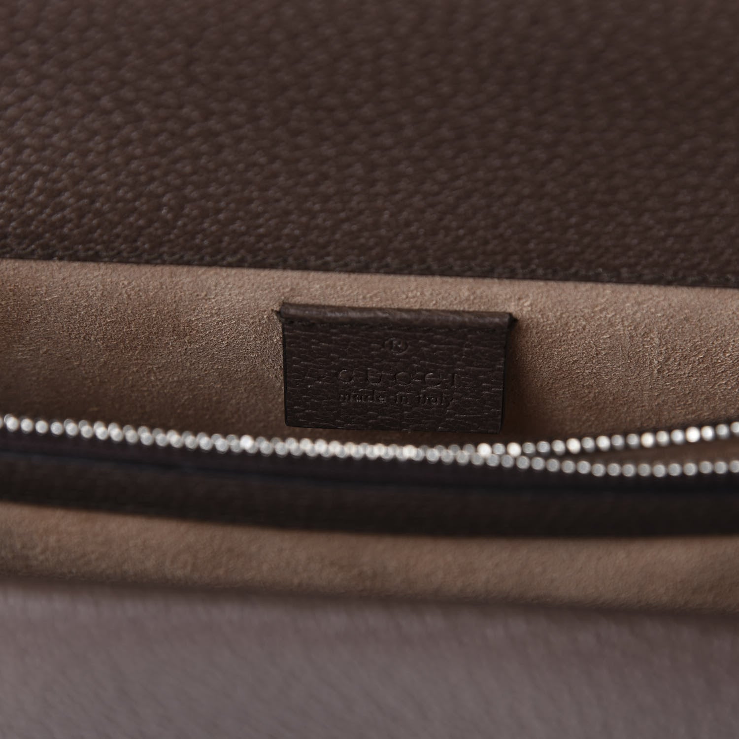 Gucci GG Supreme Monogram Textured Dollar Calfskin Top Handle Dionysus Shoulder Bag Beige Ebony New Acero 9 of 11