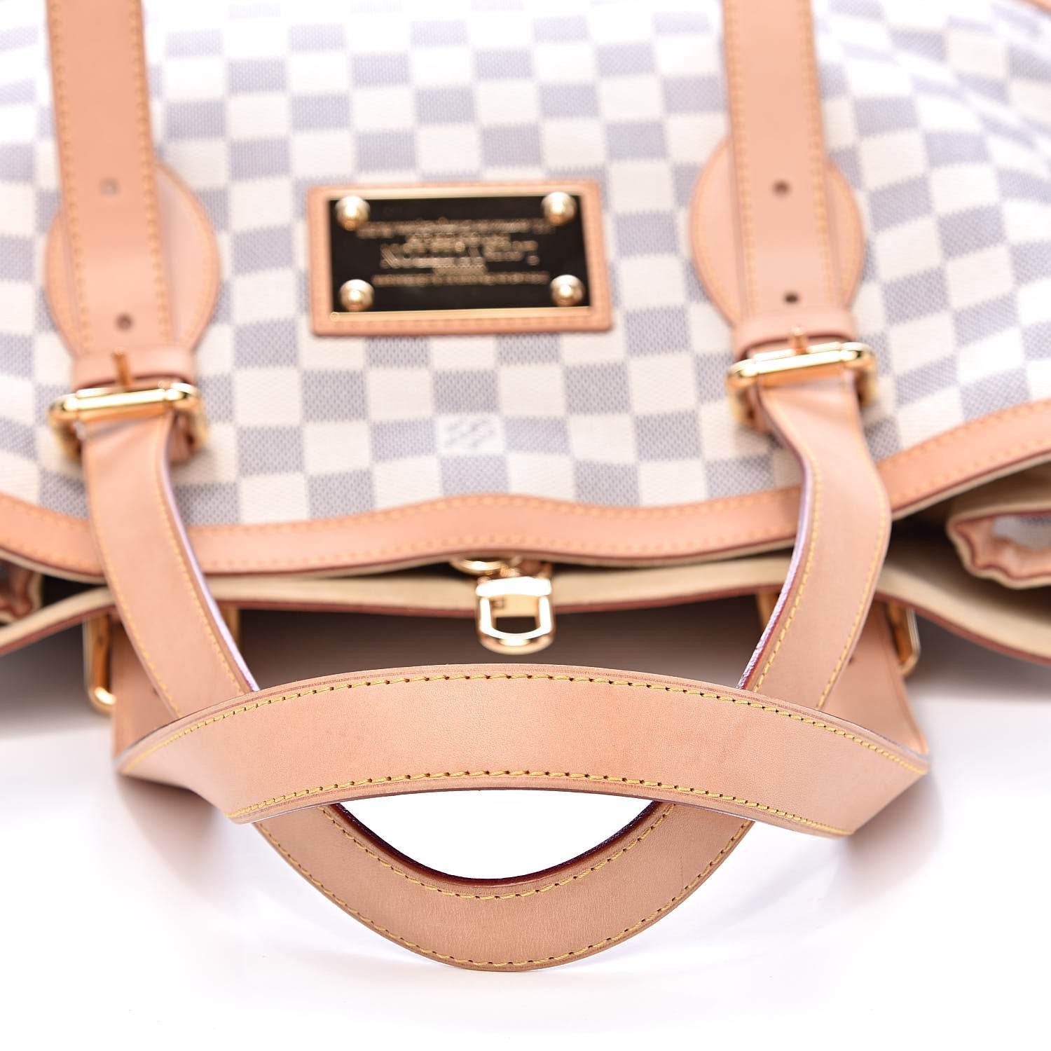 Louis Vuitton Damier Azur Hampstead MM 7 of 11
