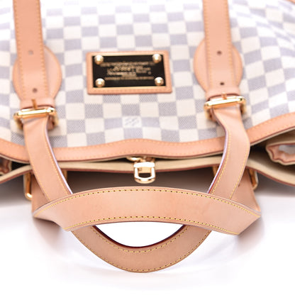 Louis Vuitton Damier Azur Hampstead MM 7 of 11