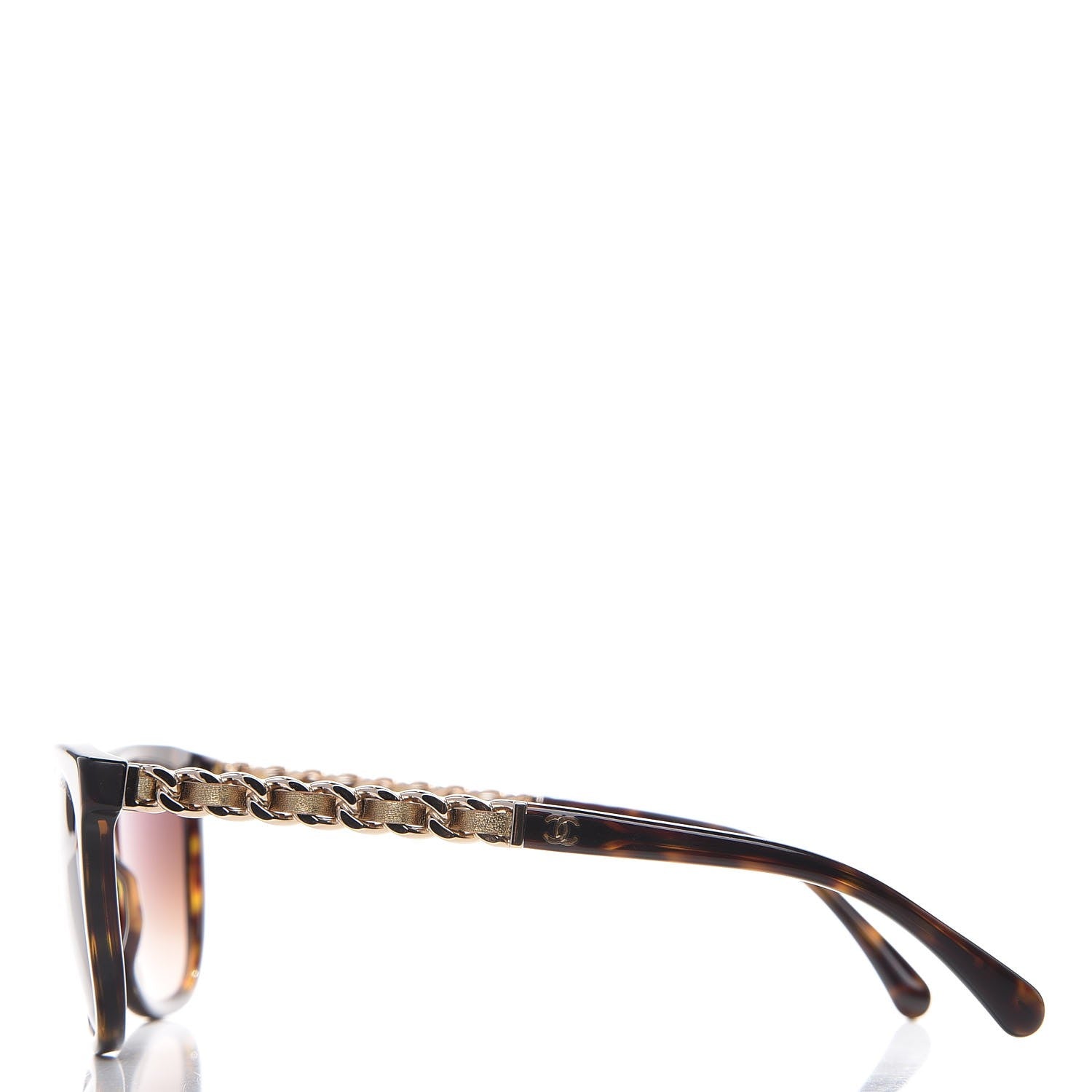 Chanel Butterfly Chain Sunglasses 5260Q Tortoise 3 of 7