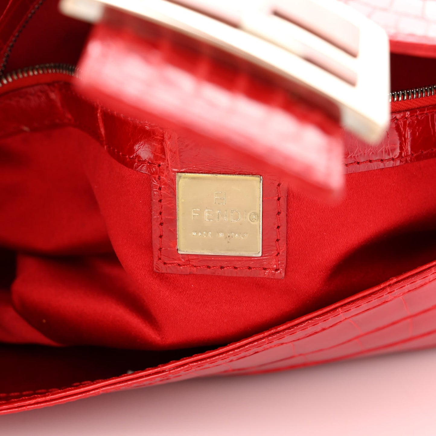 Crocodile Baguette Red