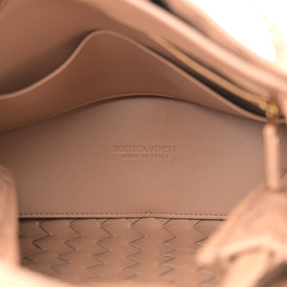 Bottega Veneta Nappa Intrecciato Small Andiamo Shoulder Bag Biscuit 5 of 9