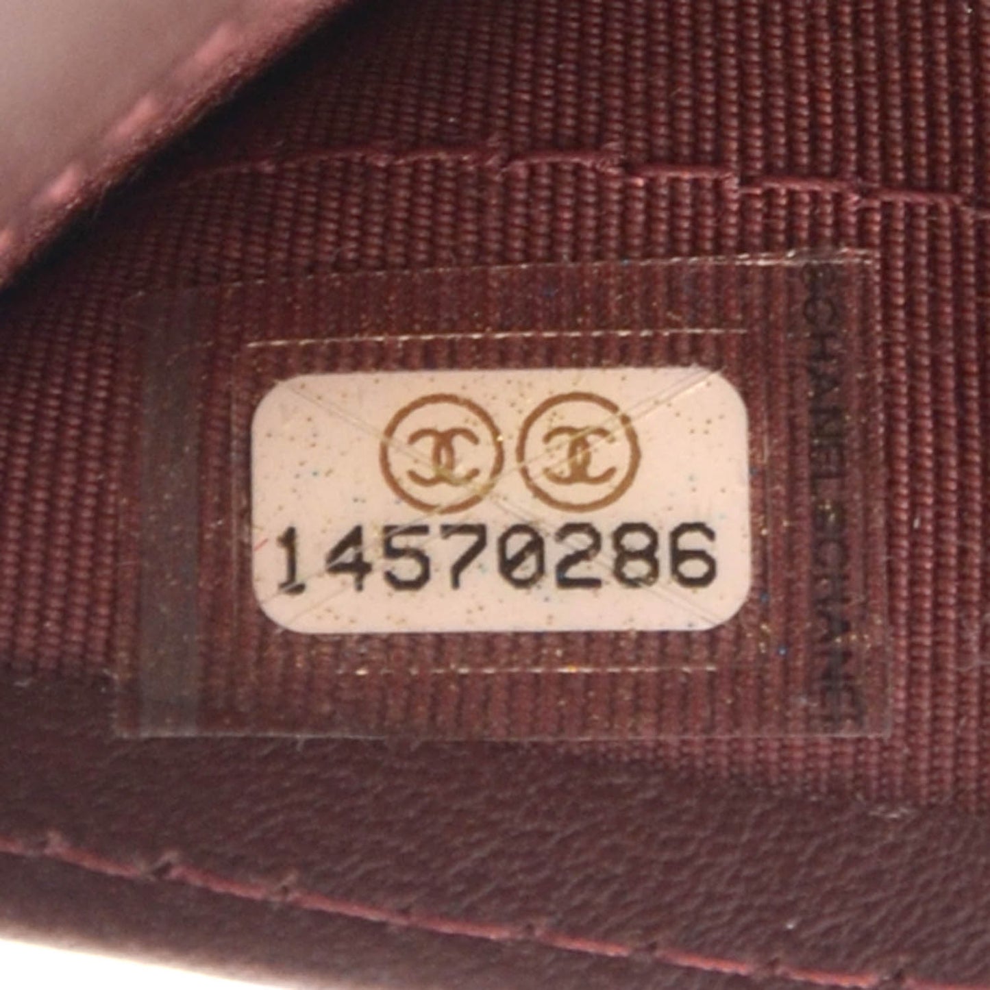 Lambskin Quilted Zip Around Wallet Black