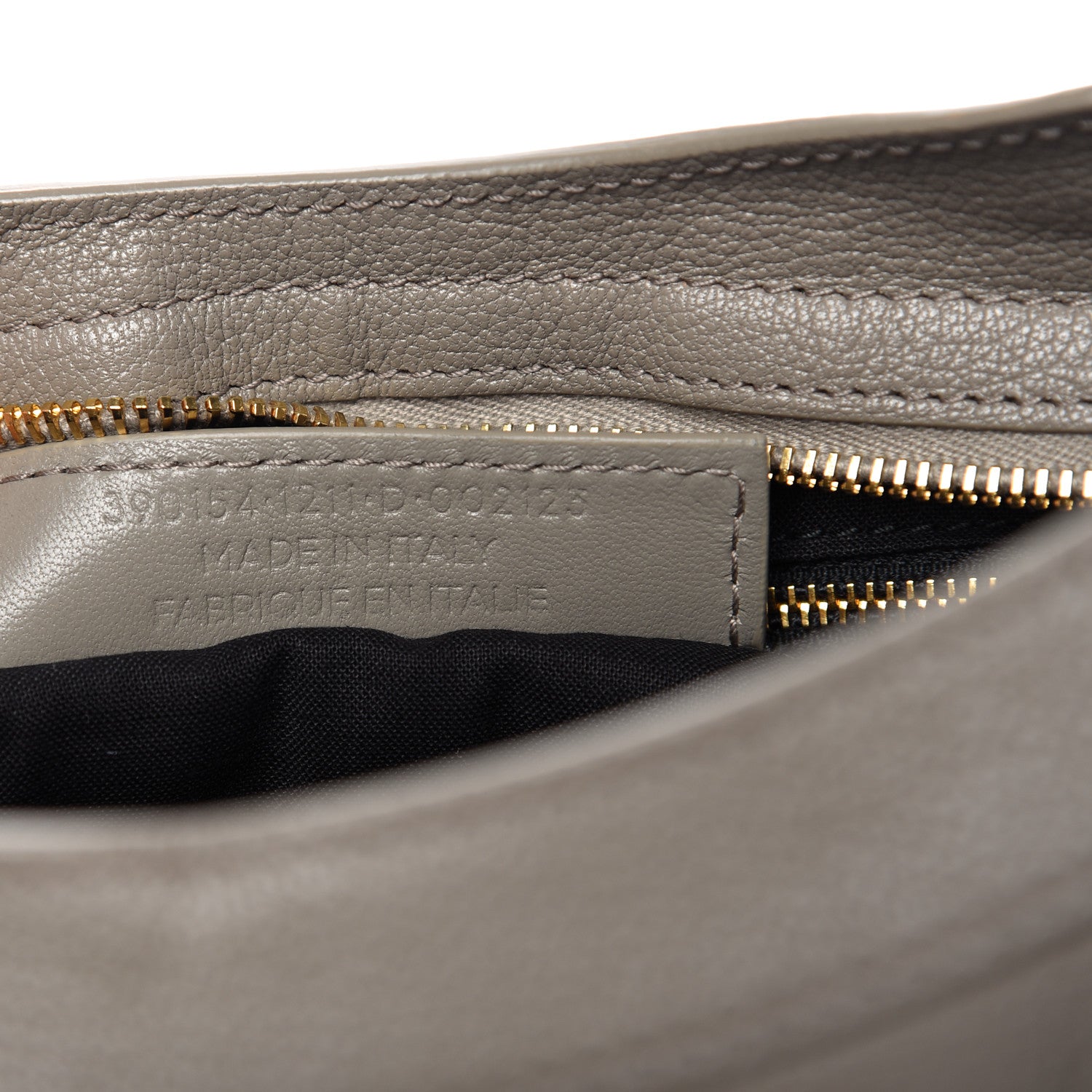 Balenciaga Chevre Gold Metallic Edge Hardware City Gris Taupe 9 of 9