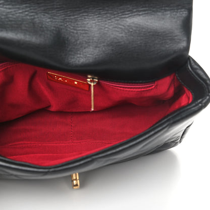 Chanel Lambskin Quilted Medium Chanel 19 Flap Black 5 of 9