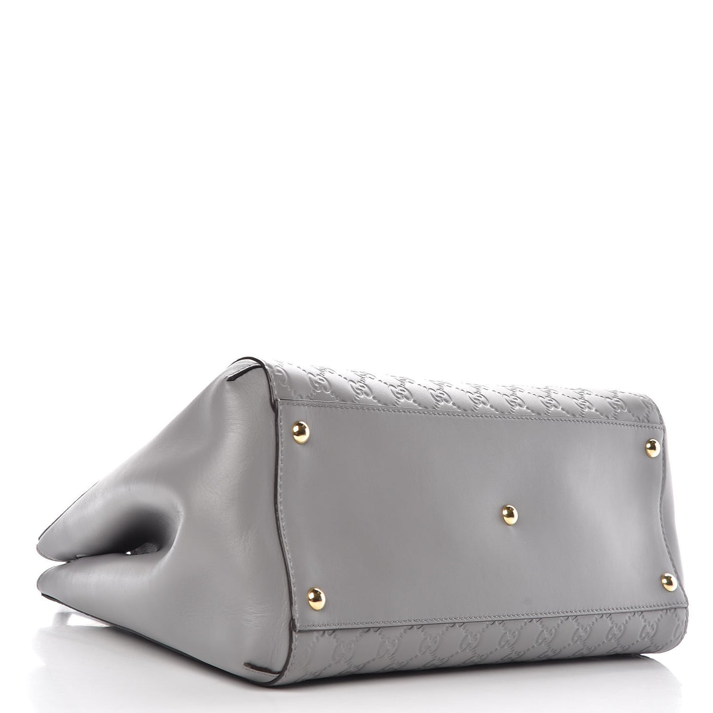 Soft Guccissima Top Handle Bag Storm Grey