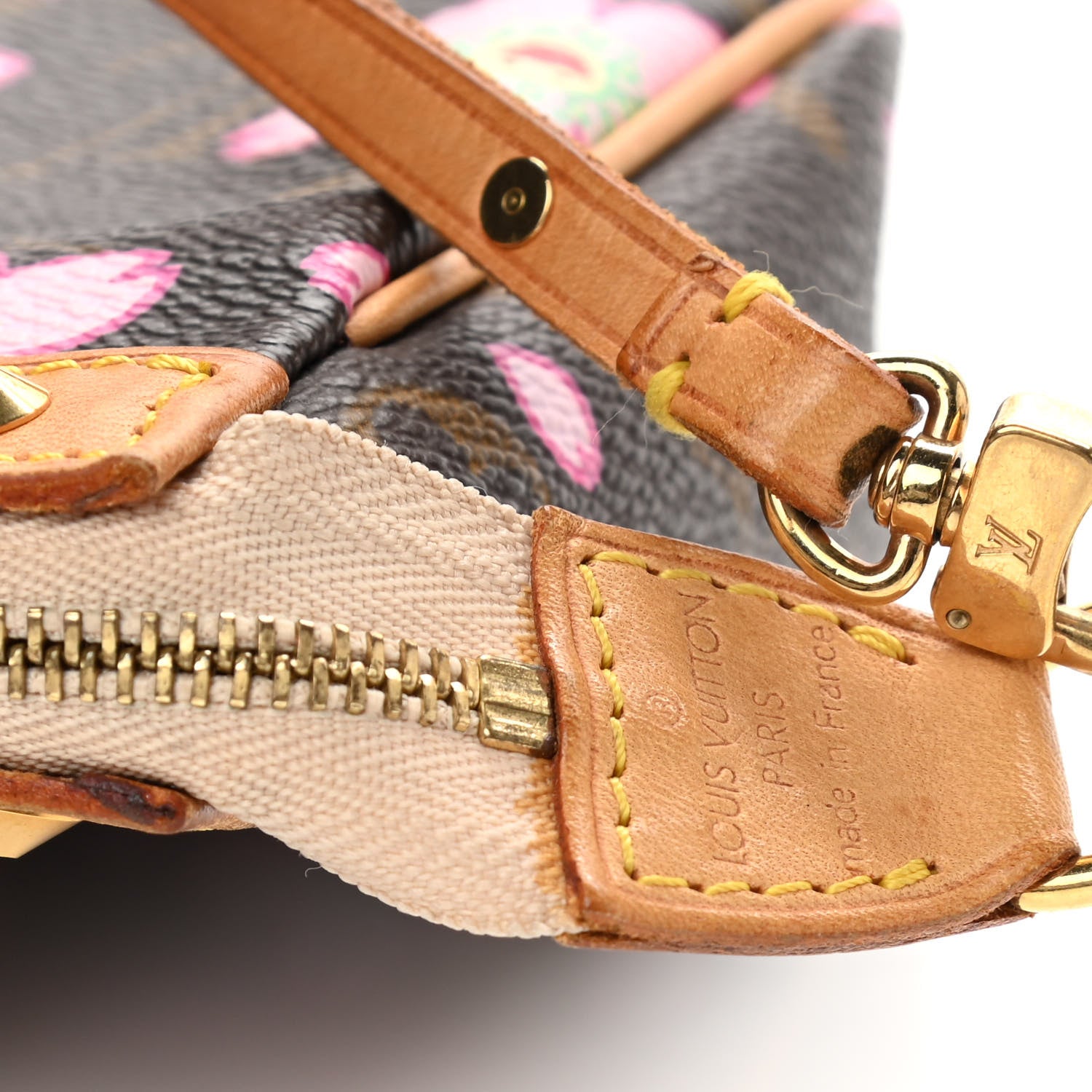 Louis Vuitton Monogram Cherry Blossom Pochette Accessories Brown 11 of 12