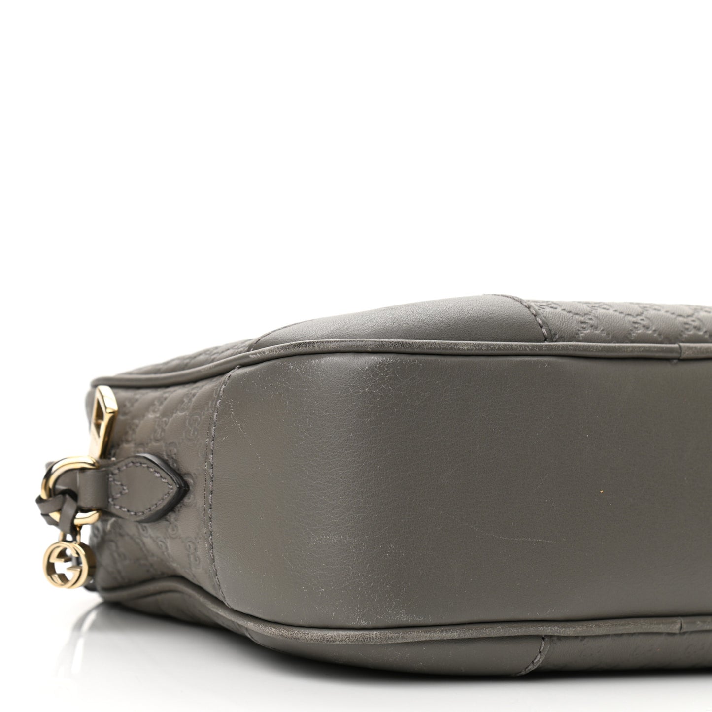 Microguccissima Mini Bree Messenger Bag Grey