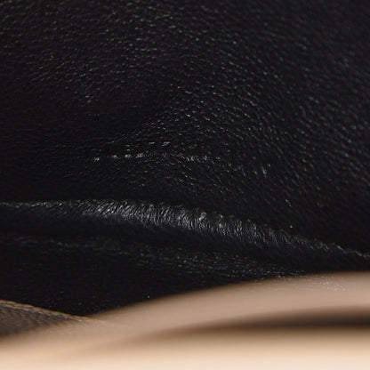 Saint Laurent Grain De Poudre Matelasse Chevron Monogram Chain Wallet Nude Powder 8 of 9